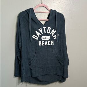 Artisan Daytona Beach Relax Women's Dark Blue Hoodie